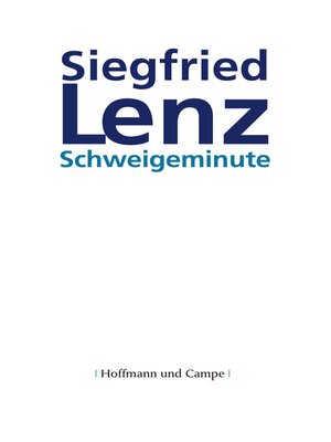 cover image of Schweigeminute